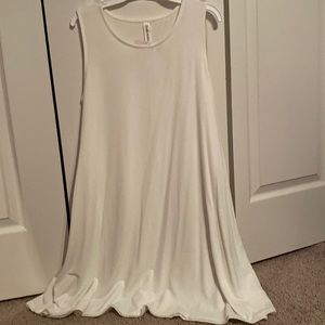 white maxi dress